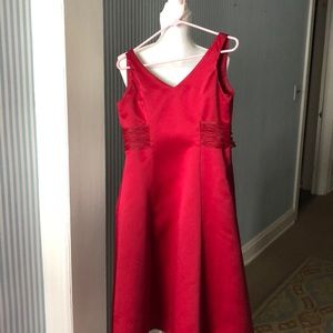 Red special occasion dress